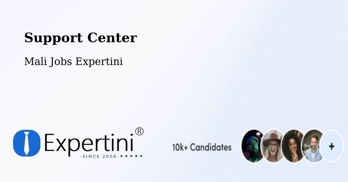Support Services – Ansongo - Mali Jobs Expertini